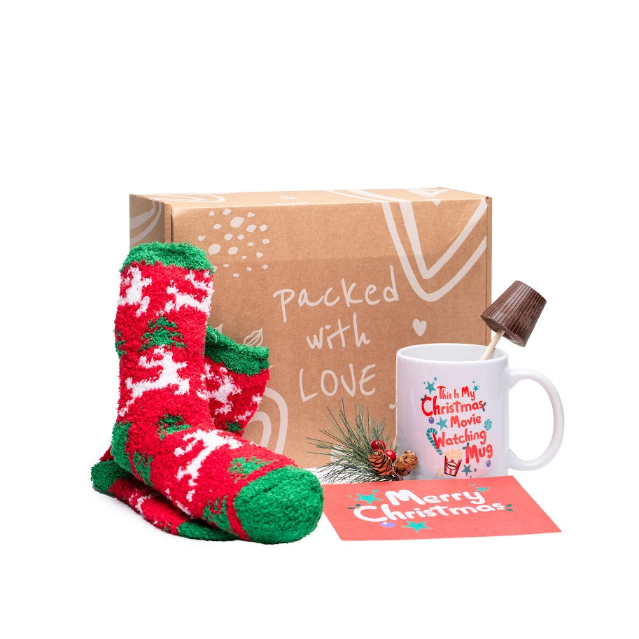 Put Your Feet Up Christmas Hug in a Box