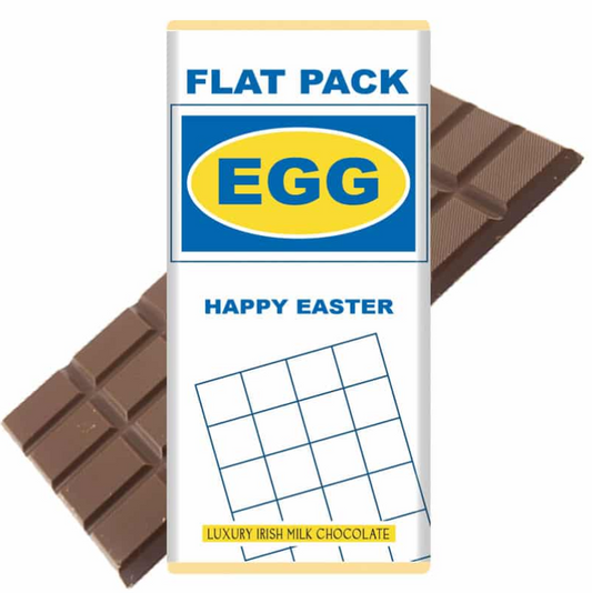 Flat Pack Egg - Happy Easter