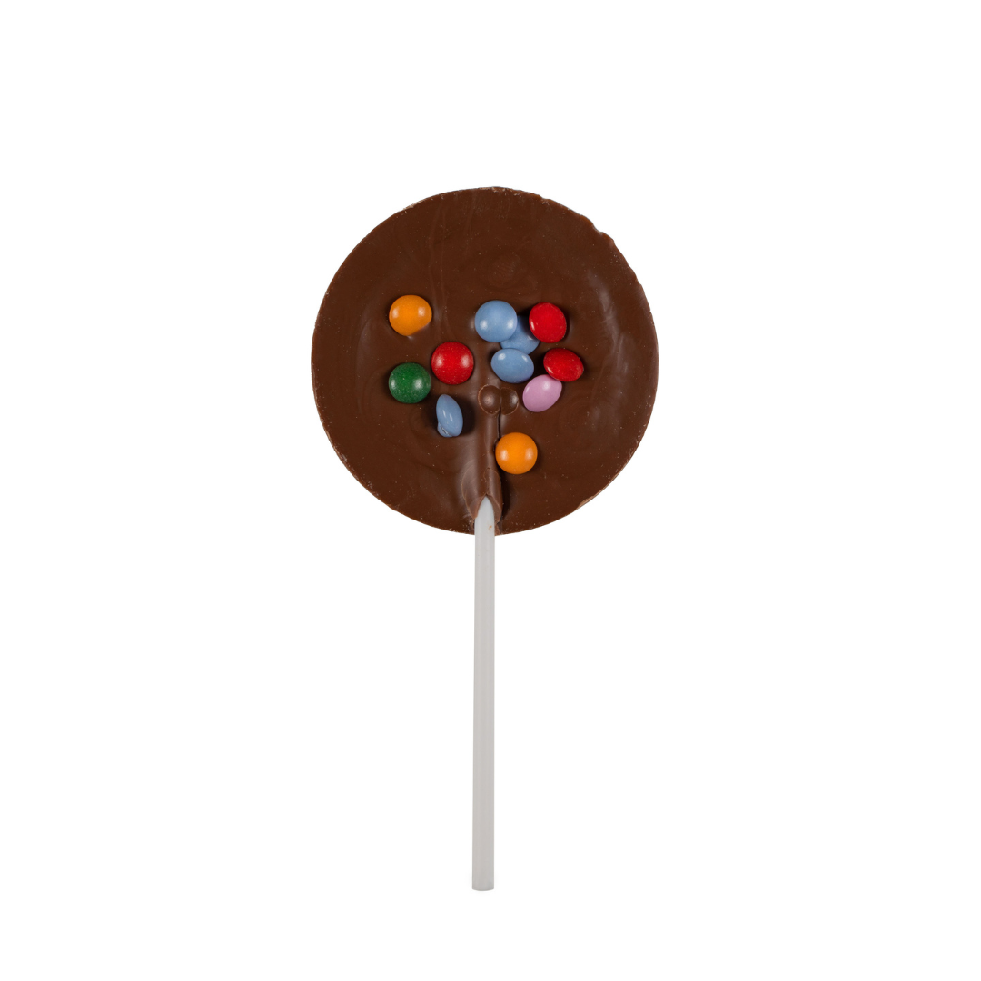 Large Mouth Watering Chocolate Smartie Lollypop