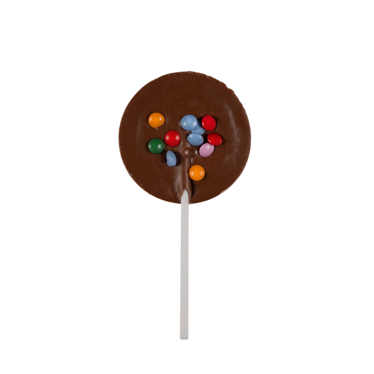Large Mouth Watering Chocolate Smartie Lollypop