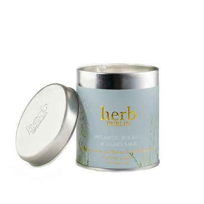 Atlantic Seasalt - Tin Candle. - Hug in a box.ie