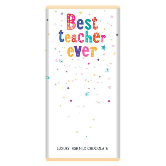 Best Teacher Ever – Luxury Irish Chocolate Bar