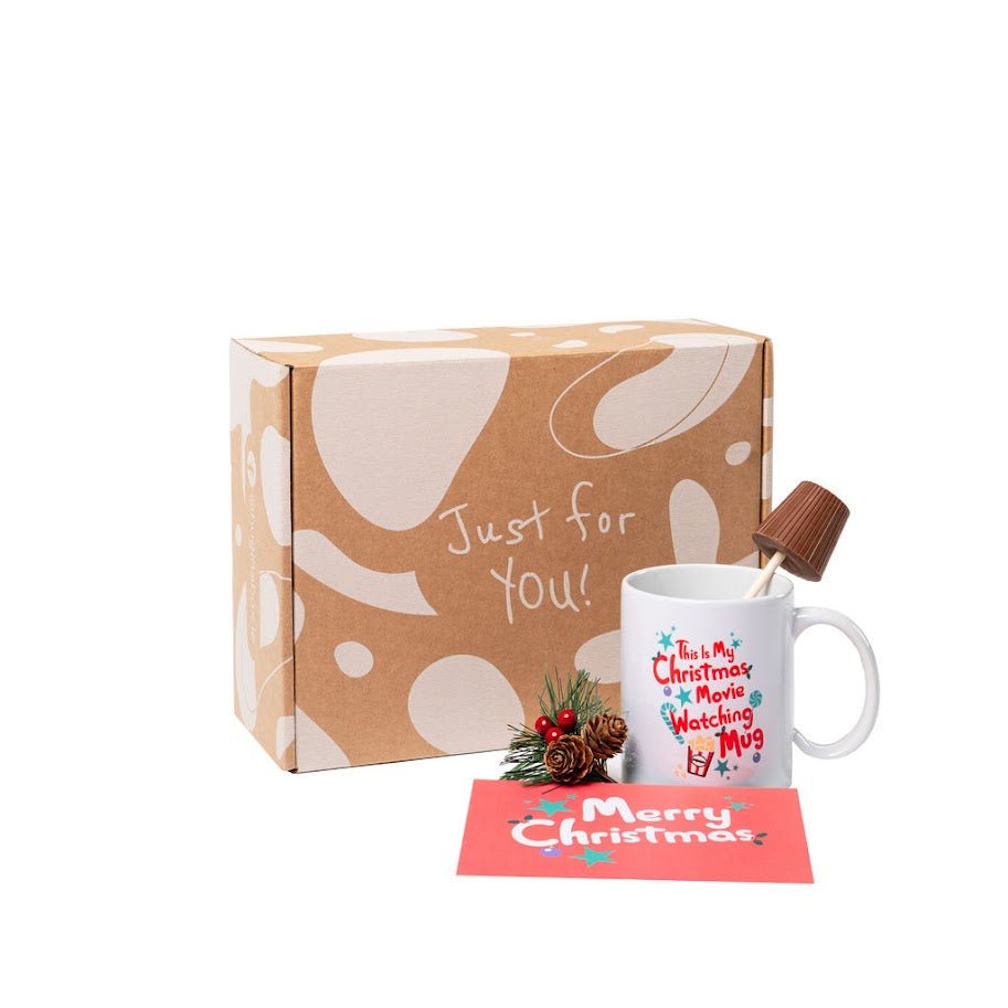 Christmas Movie Watching Hot Chocolate and Mug Set - Hug in a box.ie