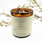 EAU SO Calm Candles with black Hematite Gemstones - Hug in a box.ie