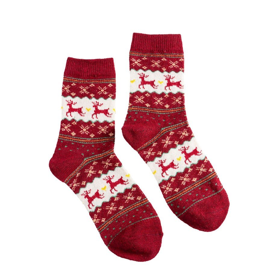 Festive Christmas Socks - Size 3 - 5 (35 - 38) - Hug in a box.ie