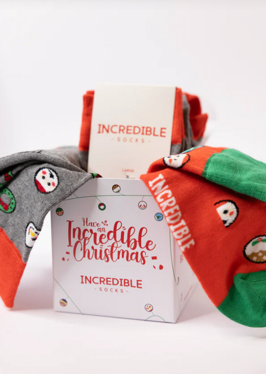 Christmas Socks in a Gift Box