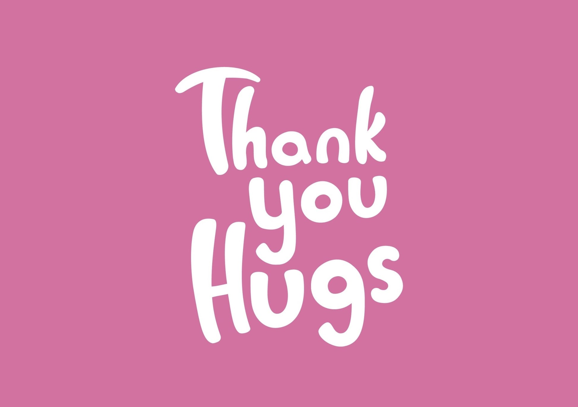 Thank you Card - Hug in a box.ie