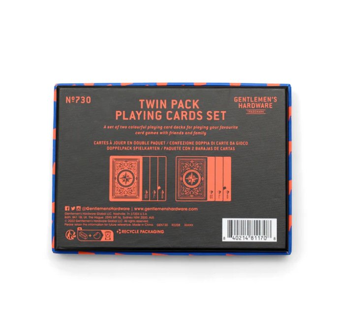 Twin Pack Playing Cards - Hug in a box.ie