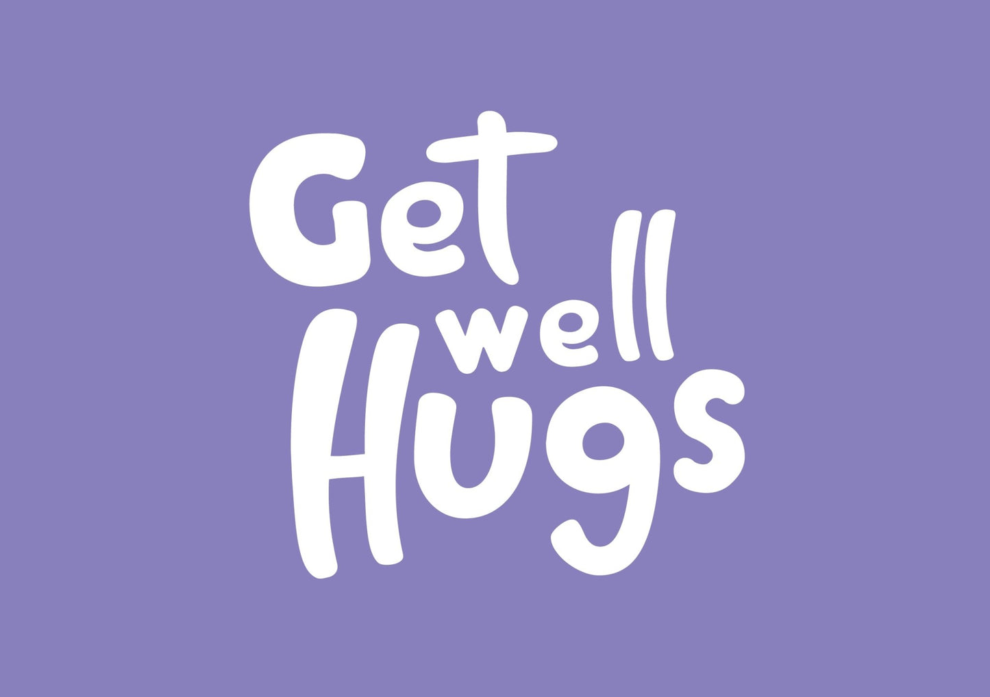 Get well greeting card